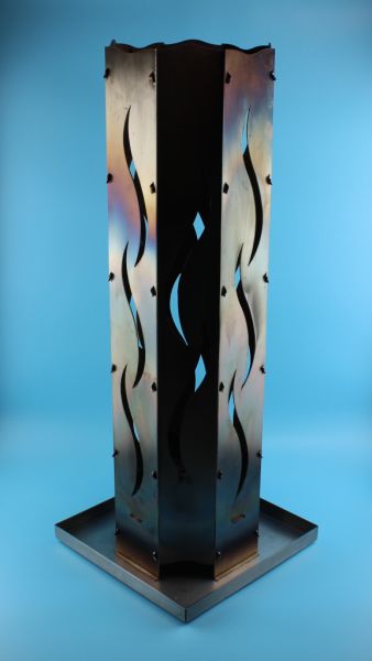 Feuersäule 8-Eck mit Aschekasten
