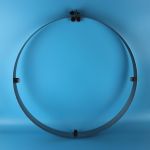 Edelstahlring für Ø 1000 mm Feuerplatte
